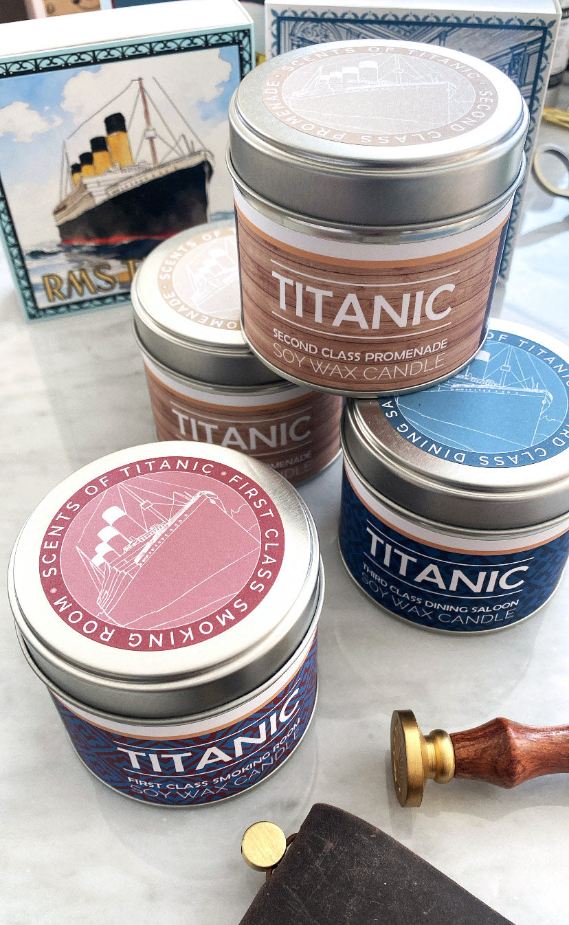 Scents of Titanic Soy Candle Collection from Belfast