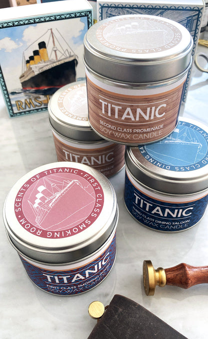 Scents of Titanic Soy Candle Collection from Belfast