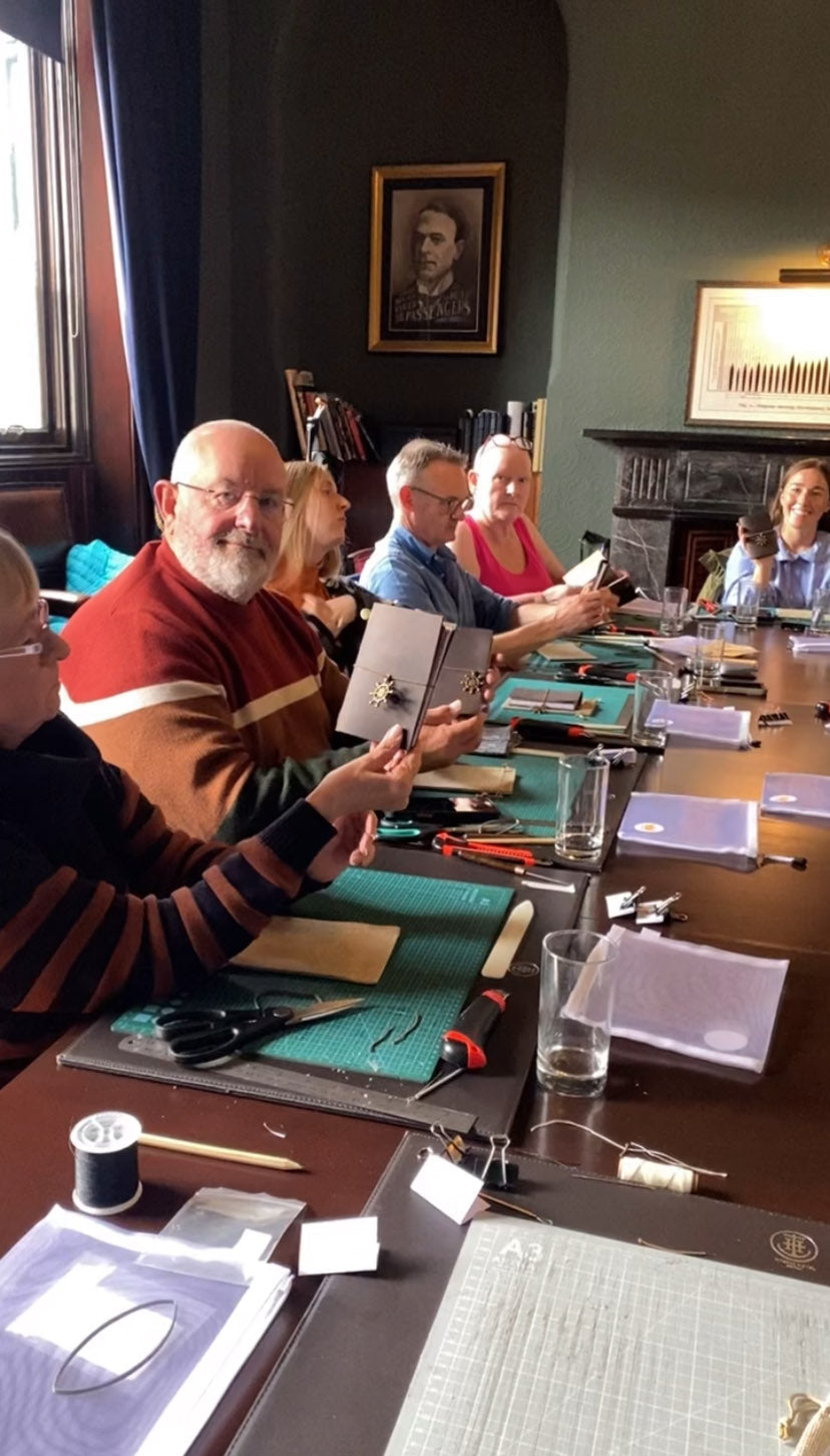Titanic Leather Journal - Handmade in Thomas Andrews' Office | Titanic Hotel Belfast
