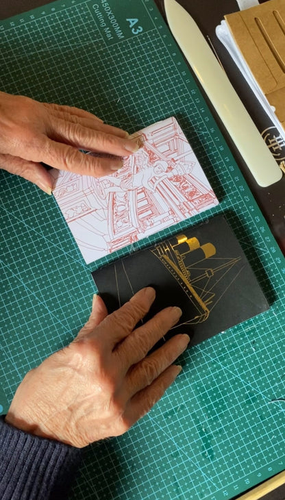 Titanic Leather Journal - Handmade in Thomas Andrews' Office | Titanic Hotel Belfast