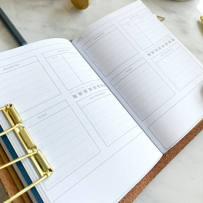 Empowered Female Traveler's Notebook with Daily Planner