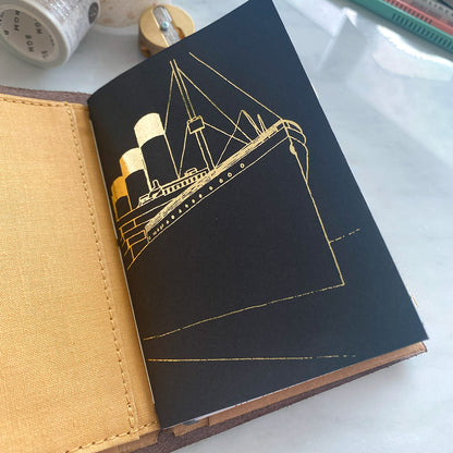 Titanic Edition Traveler's Notebook Passport Size