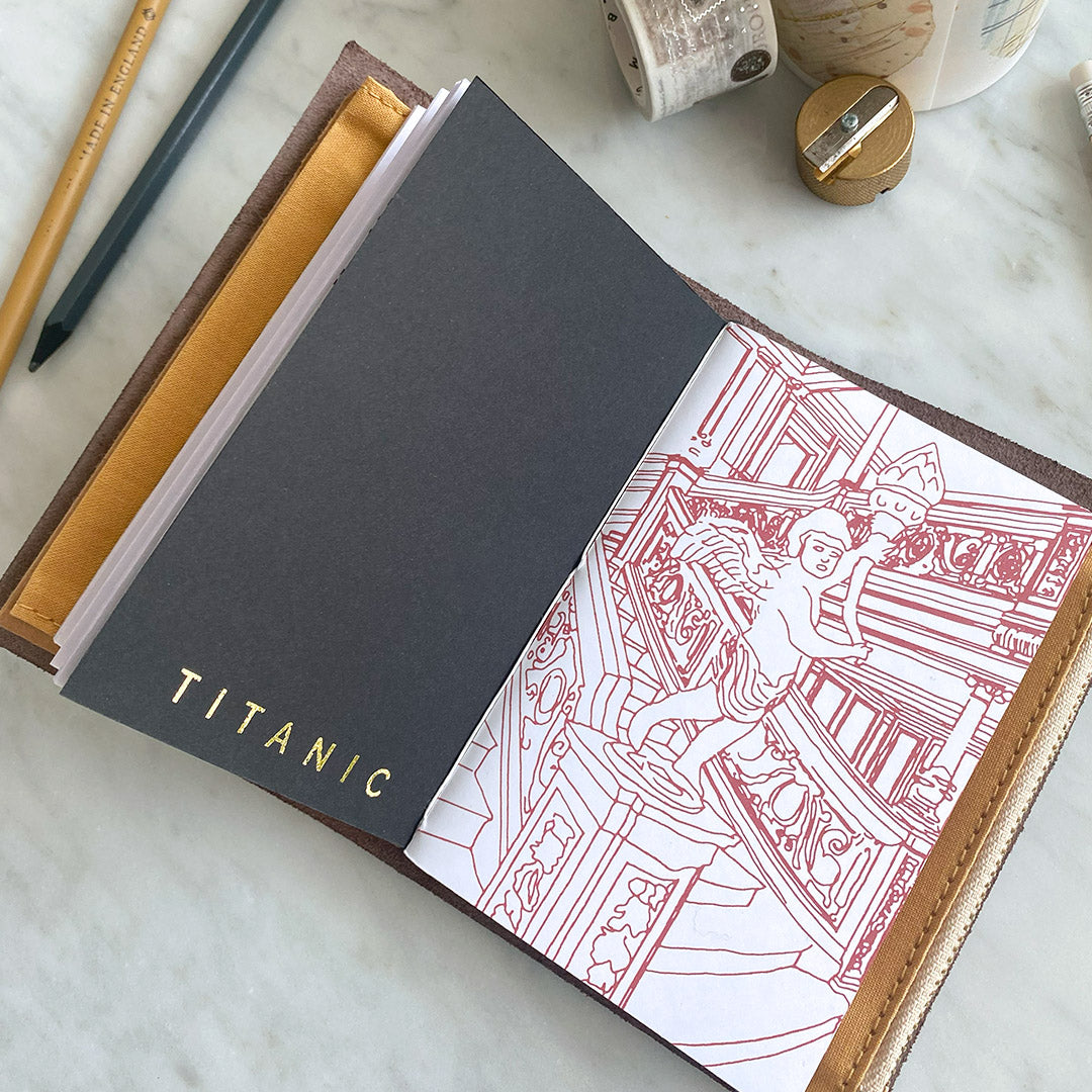 Titanic Edition Traveler's Notebook Passport Size