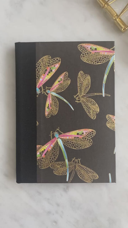 A6 Pocket Notebook with Dragonfly Design