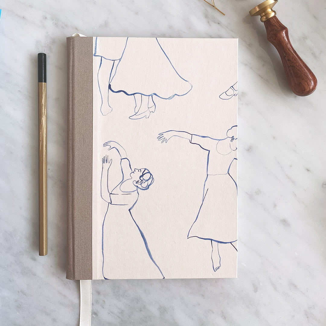 A6 Pocket Notebook with Dancing Figures 1