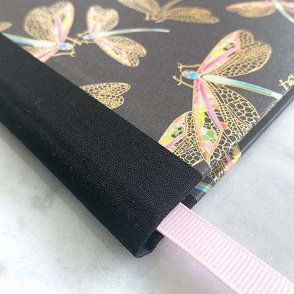 A5 Notebook with Dragonfly Design