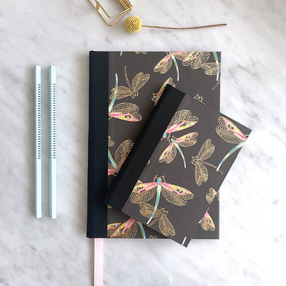 A5 Notebook with Dragonfly Design