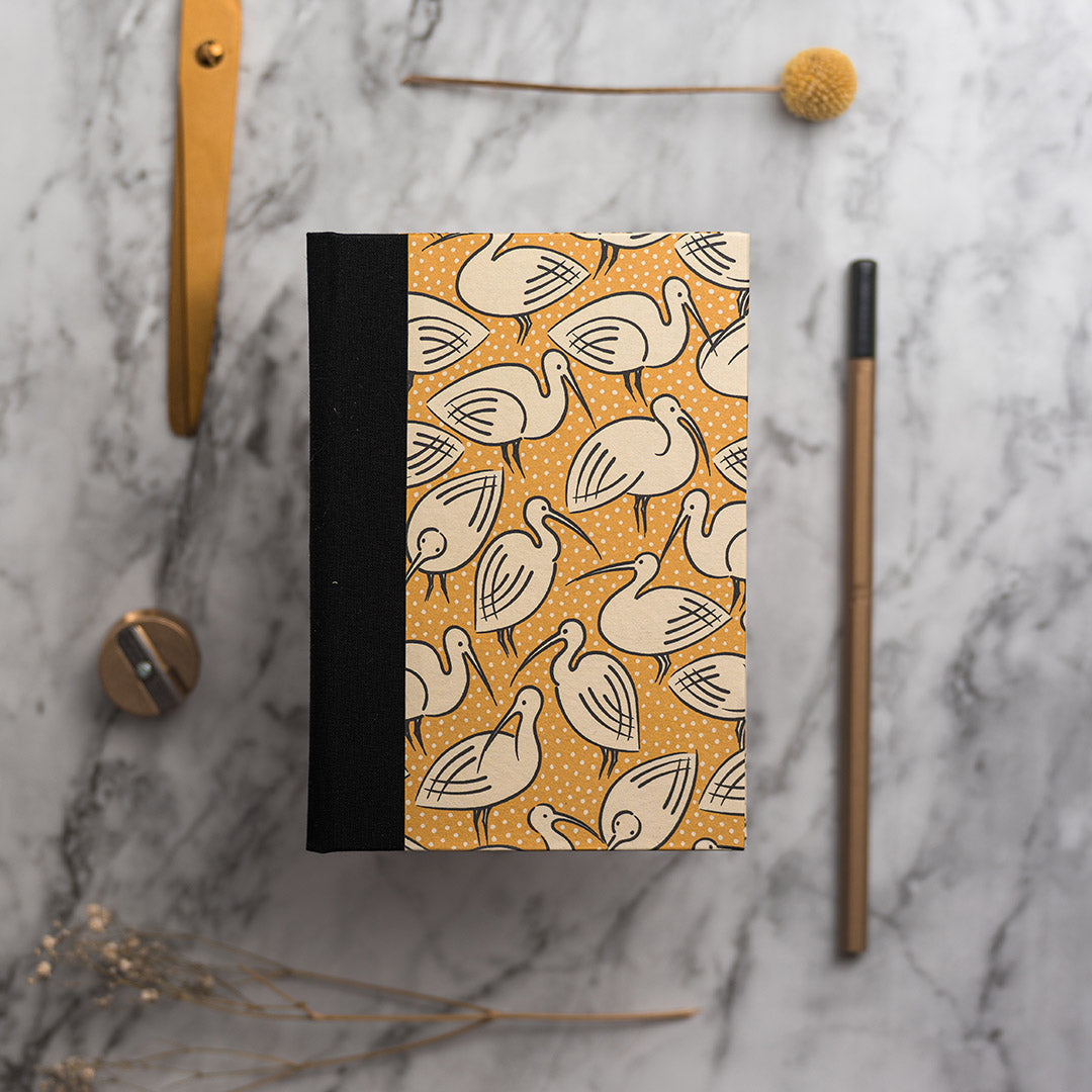 A6 Pocket Notebook with Ibis Design