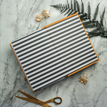 A5 Notebook with Stripes