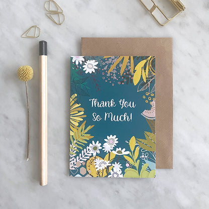 Thank You Card - Flowers