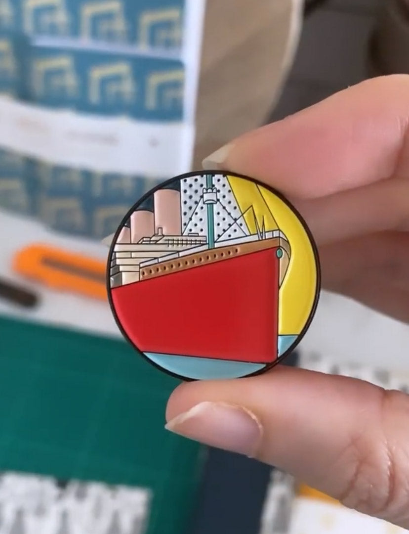 Titanic Pin Badge