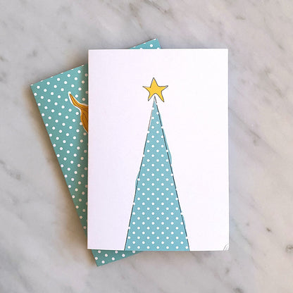 Modern Christmas Cards Pack of 6
